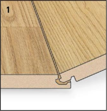 Étape 1 placement parquet stratifié 5G clic